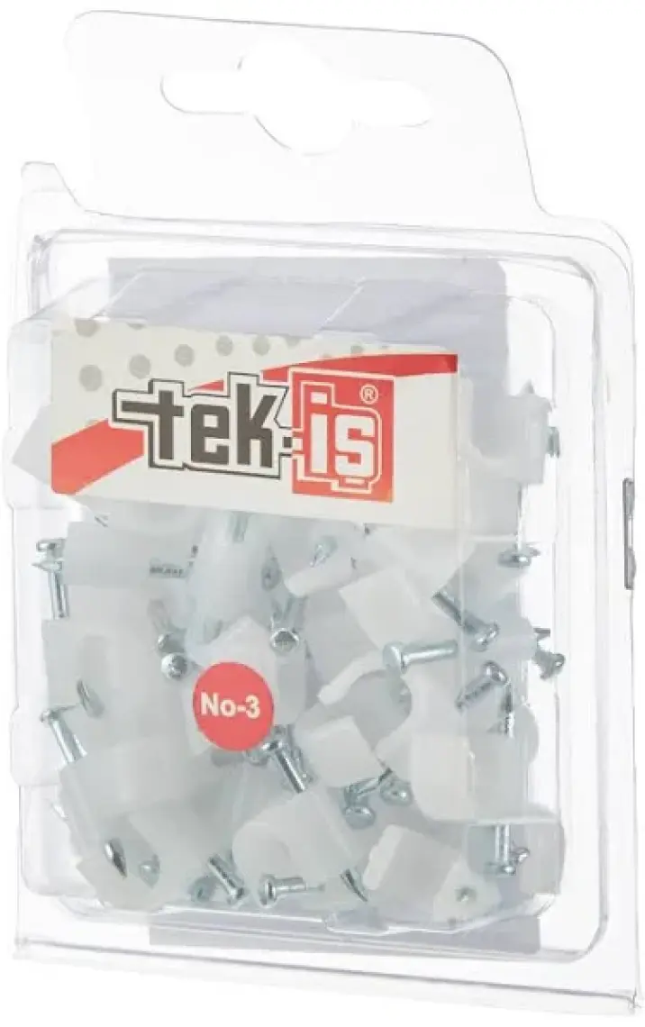 Beton Çivili Kablo Tutucu Kroşe No: 3 - 8 mm 50 Adet