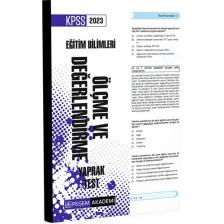 Pegem Akademi Yayıncılık KPSS 2023 Eğitim Bilimleri Ölçme ve Değerlendirme Yaprak Test