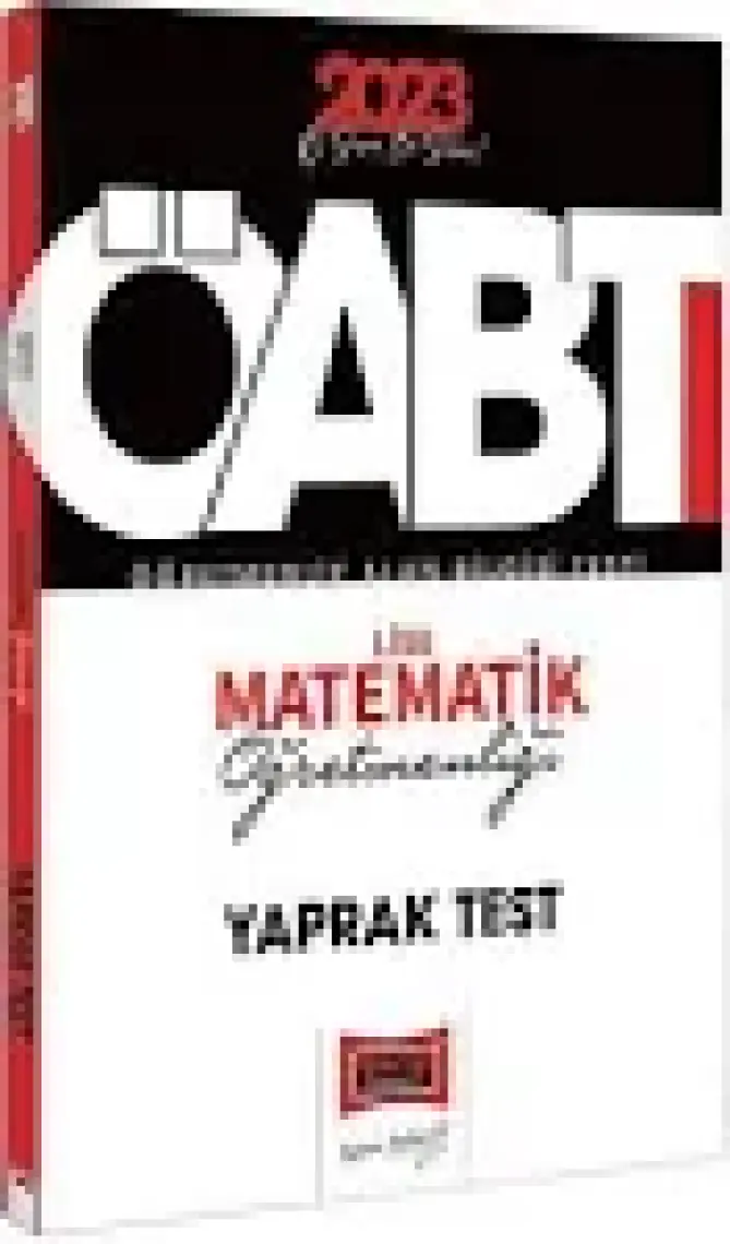Yargı Yayınevi 2023 KPSS ÖABT Lise Matematik Öğretmenliği Çek Kopart Yaprak Test