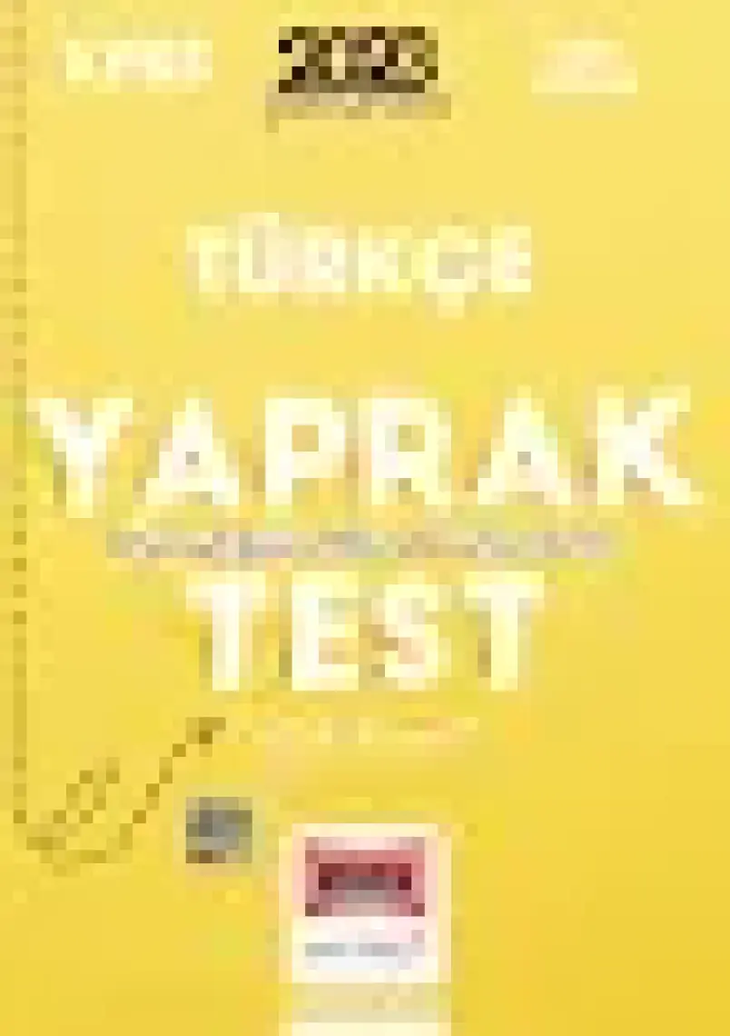 Yargı Yayınevi 2023 KPSS Türkçe Çek Kopart Yaprak Test