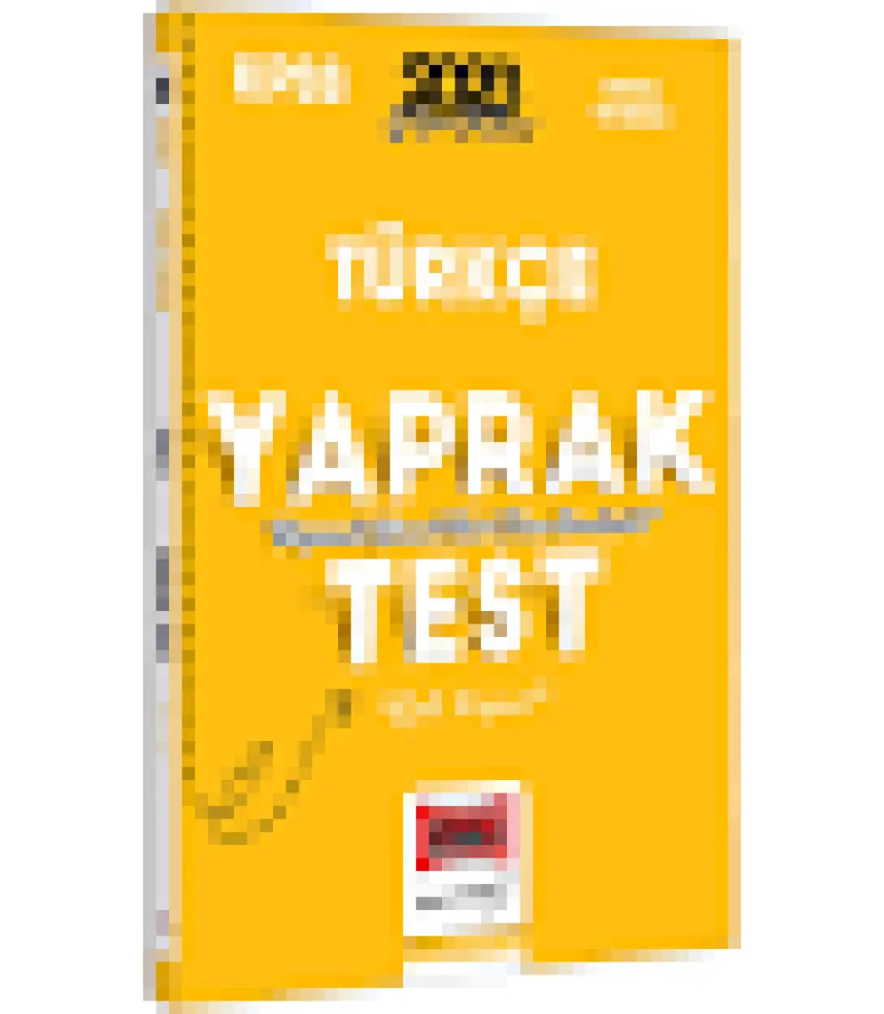 Yargı Yayınevi 2023 KPSS Türkçe Çek Kopart Yaprak Test