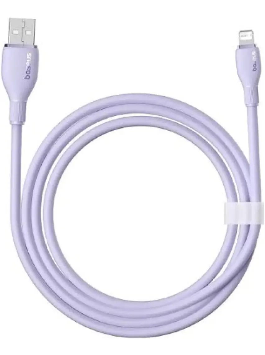 Baseus Pudding Usb-A Light 2.4A Kablo 1.2m Mor (P10355700511-00)