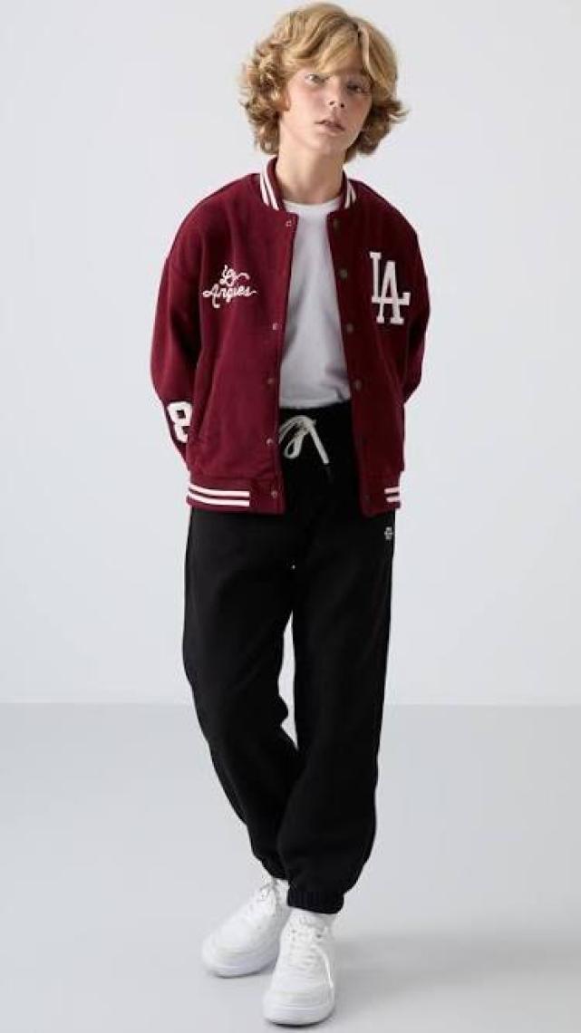 Tommy Life Lacivert Kalın Yumuşak Dokulu Standart Fit Nakışlı Polar Erkek Çocuk Eşofman Alt - 11220