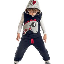 Denokids Dino Erkek Çocuk Kolsuz Yelekli Eşofman Takım