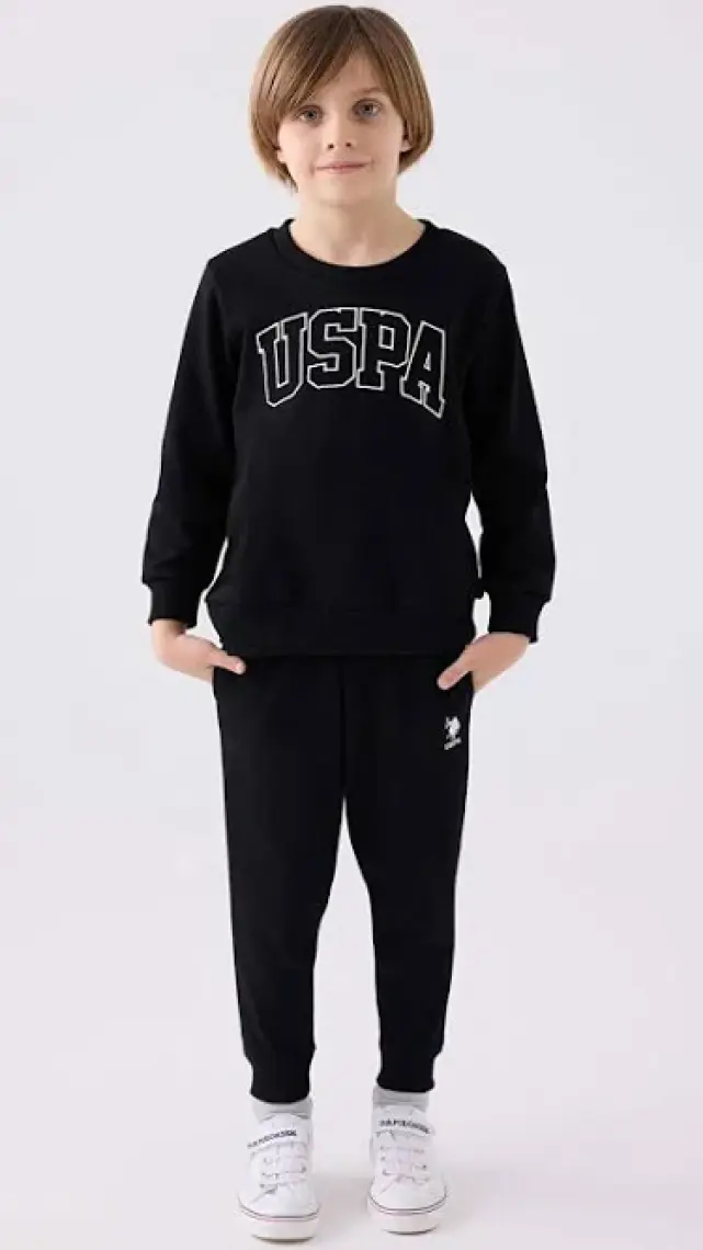 U.S. Polo Assn. Siyah Lacivert Eşofman Takımı