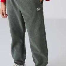 Tommy Life Haki Kalın Yumuşak Dokulu Standart Fit Nakışlı Polar Erkek Çocuk Eşofman Alt - 11220