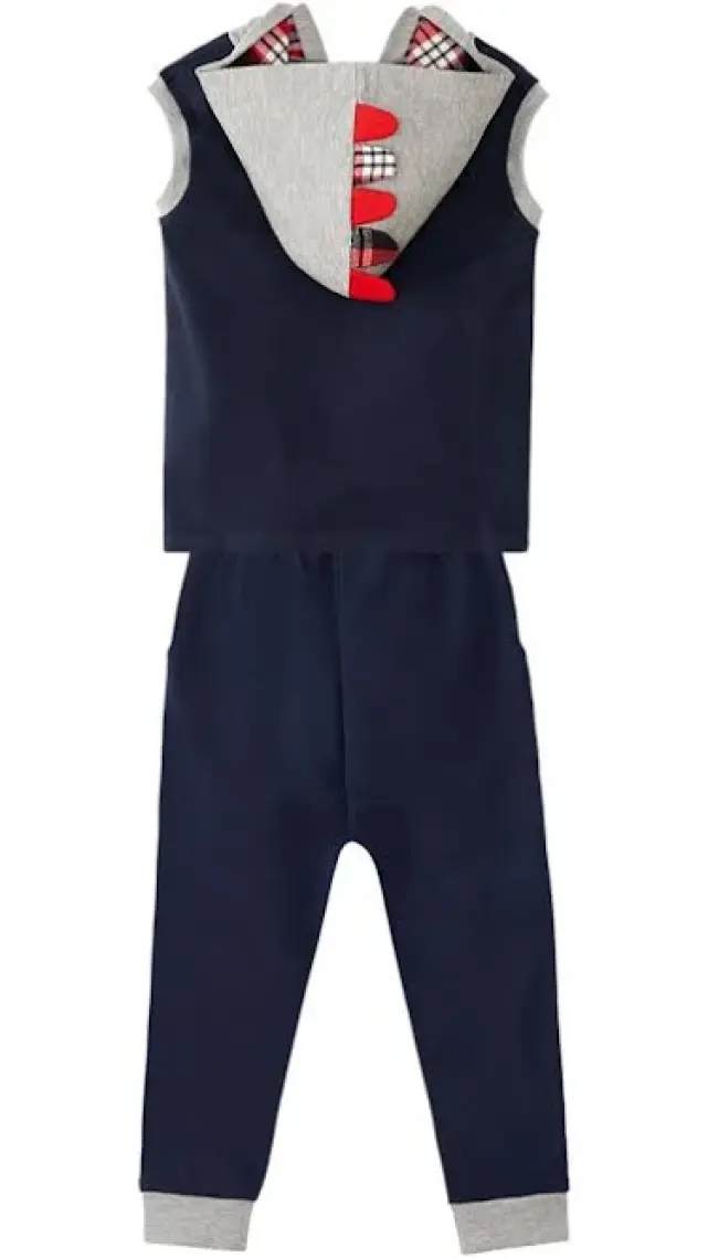 Denokids Dino Erkek Çocuk Kolsuz Yelekli Eşofman Takım