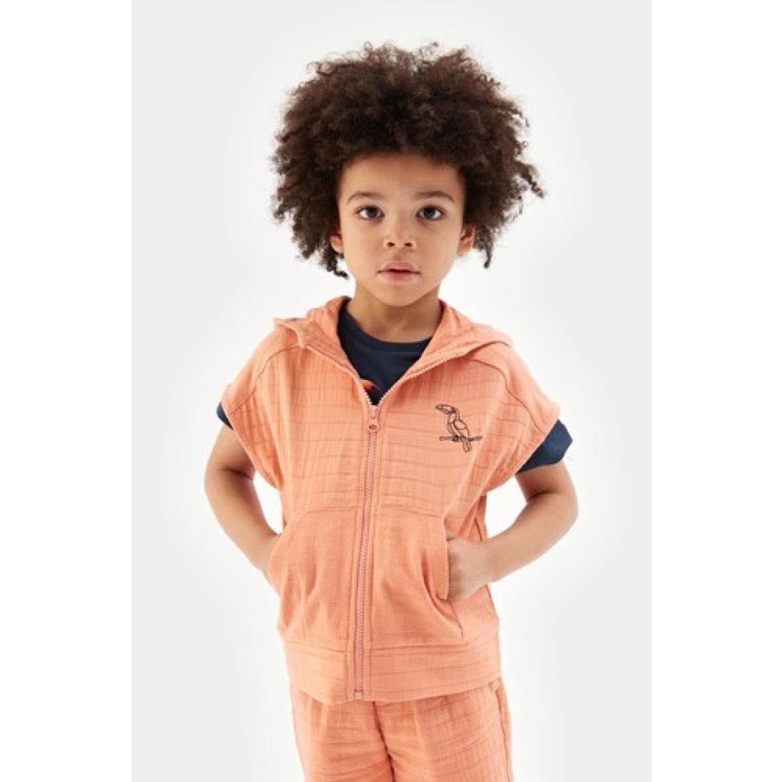 Nebbati Erkek Çocuk Somon Eşofman Üstü 23Ss0Nb3418
