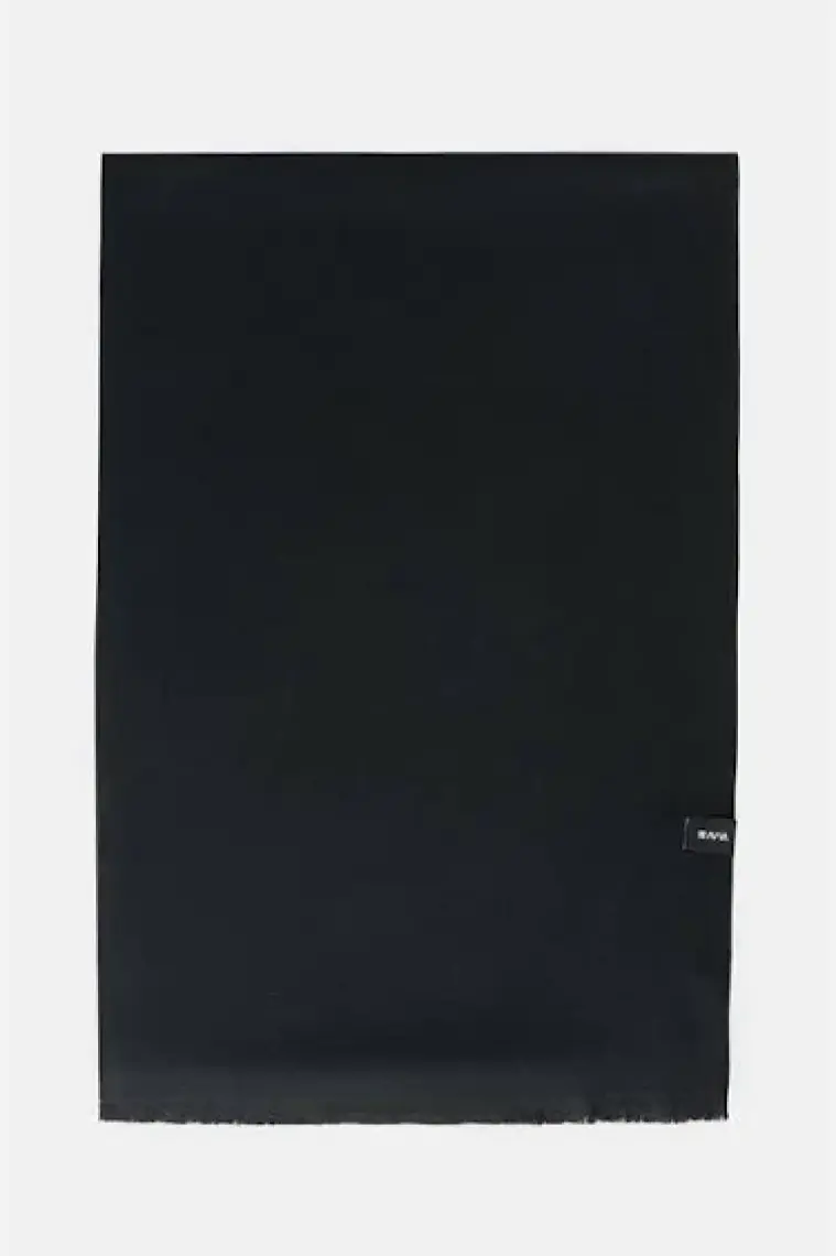AVVA Erkek Siyah Viskon Karışımlı Püsküllü Şal B009401