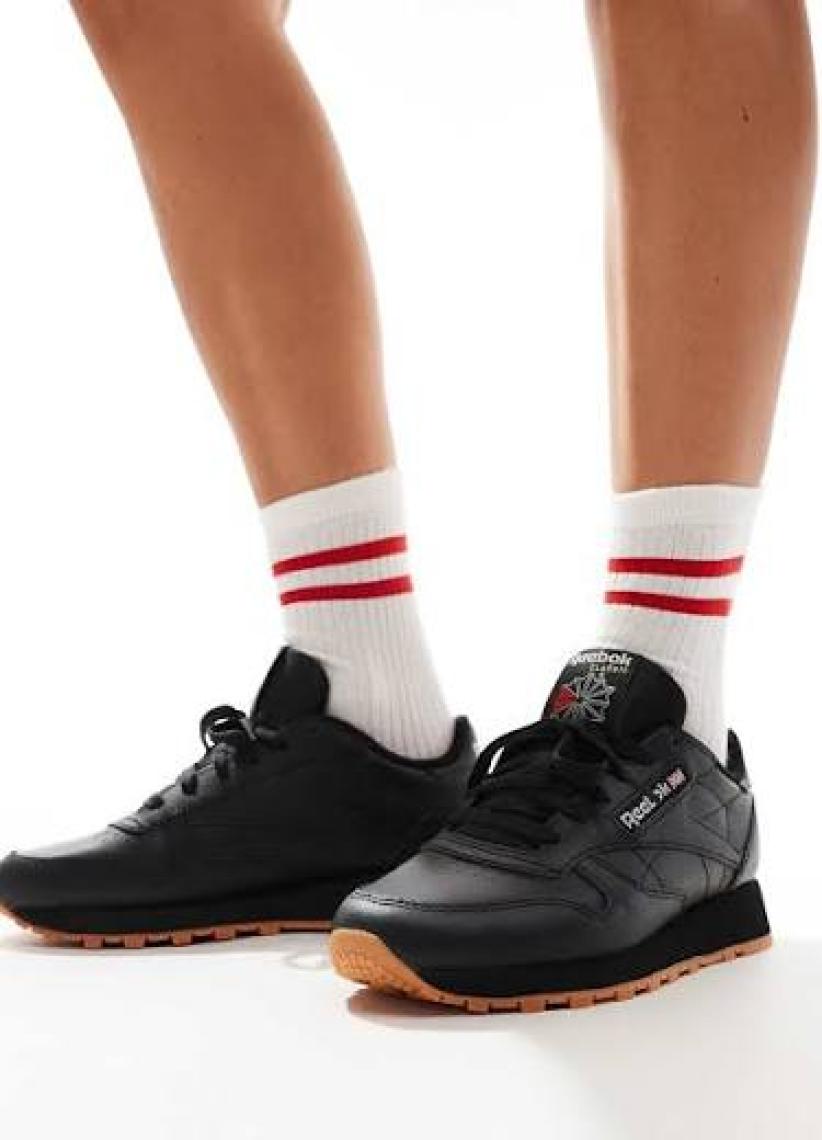 Reebok Classıc Leather 100008493 Unisex Spor Ayakkabı - Siyah
