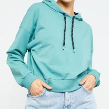 Tommy Life Tommy Life  Klasik Kapüşonlu Kadın Sweatshirt