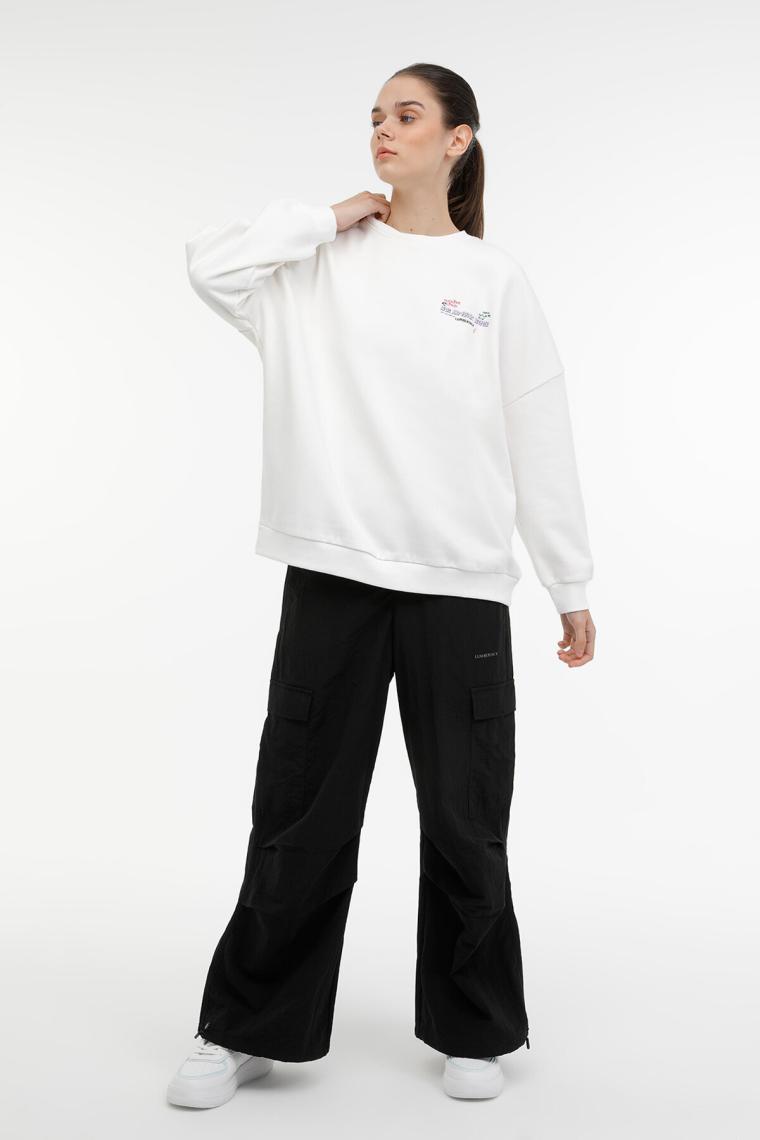 Lumberjack Wl Tına-B 16ES213 3pr Ekru Kadın Sweatshirt