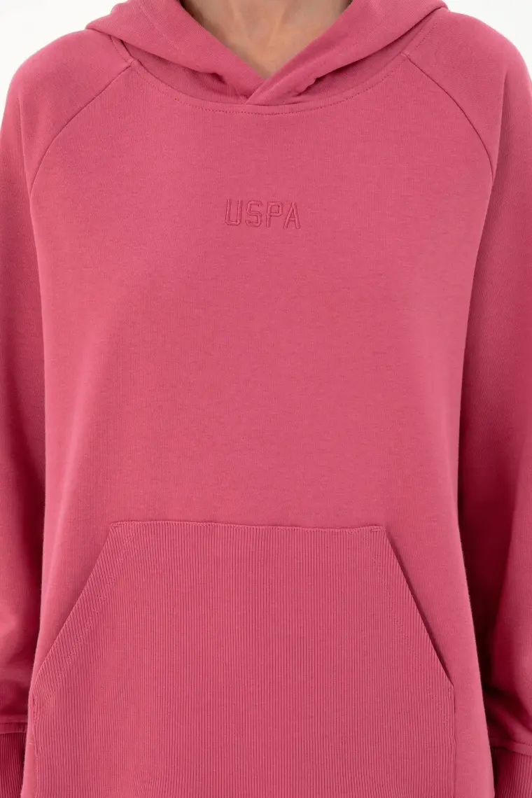 U.S. Polo Assn. Kadın Koyu Pembe Sweatshirt 50296944-VR167