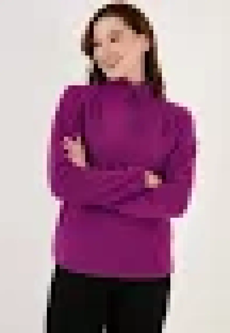 Lela Slim Fit Yumuşak Dokulu Anti-Pilling Tüylenme Yapmayan Yarım Fermuarlı Polar Bayan POLAR 5907000