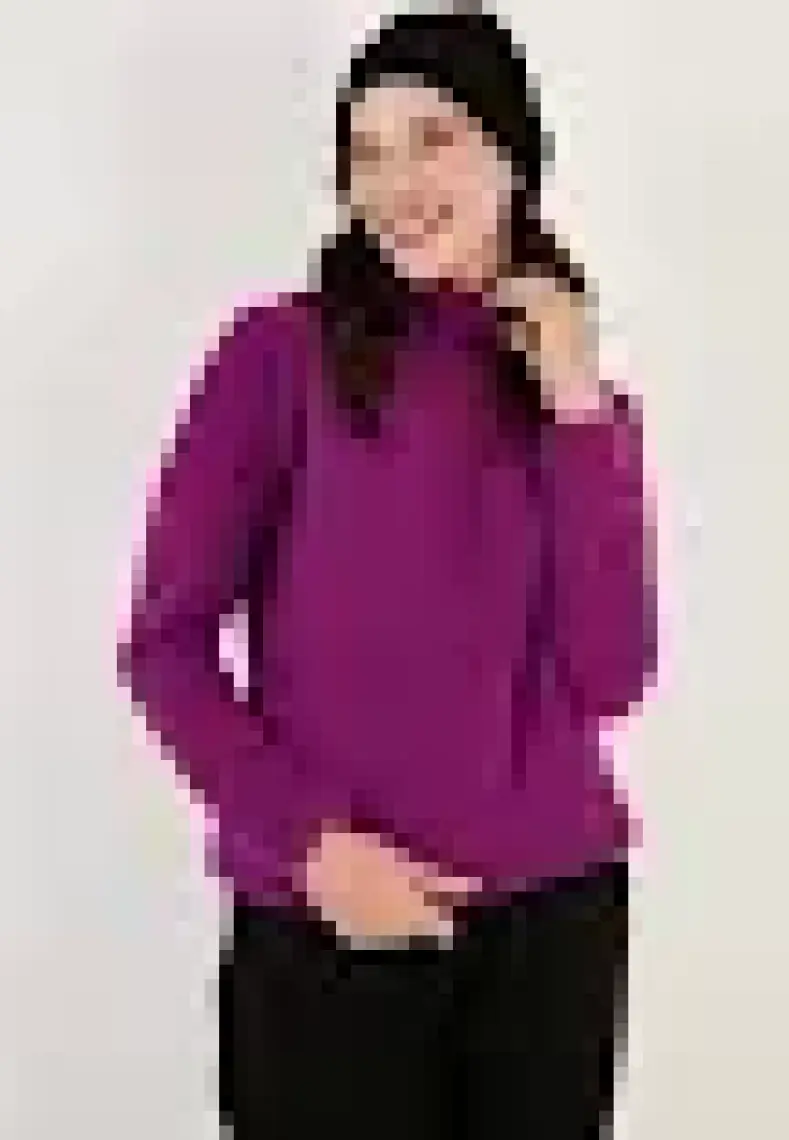 Lela Slim Fit Yumuşak Dokulu Anti-Pilling Tüylenme Yapmayan Yarım Fermuarlı Polar Bayan POLAR 5907000