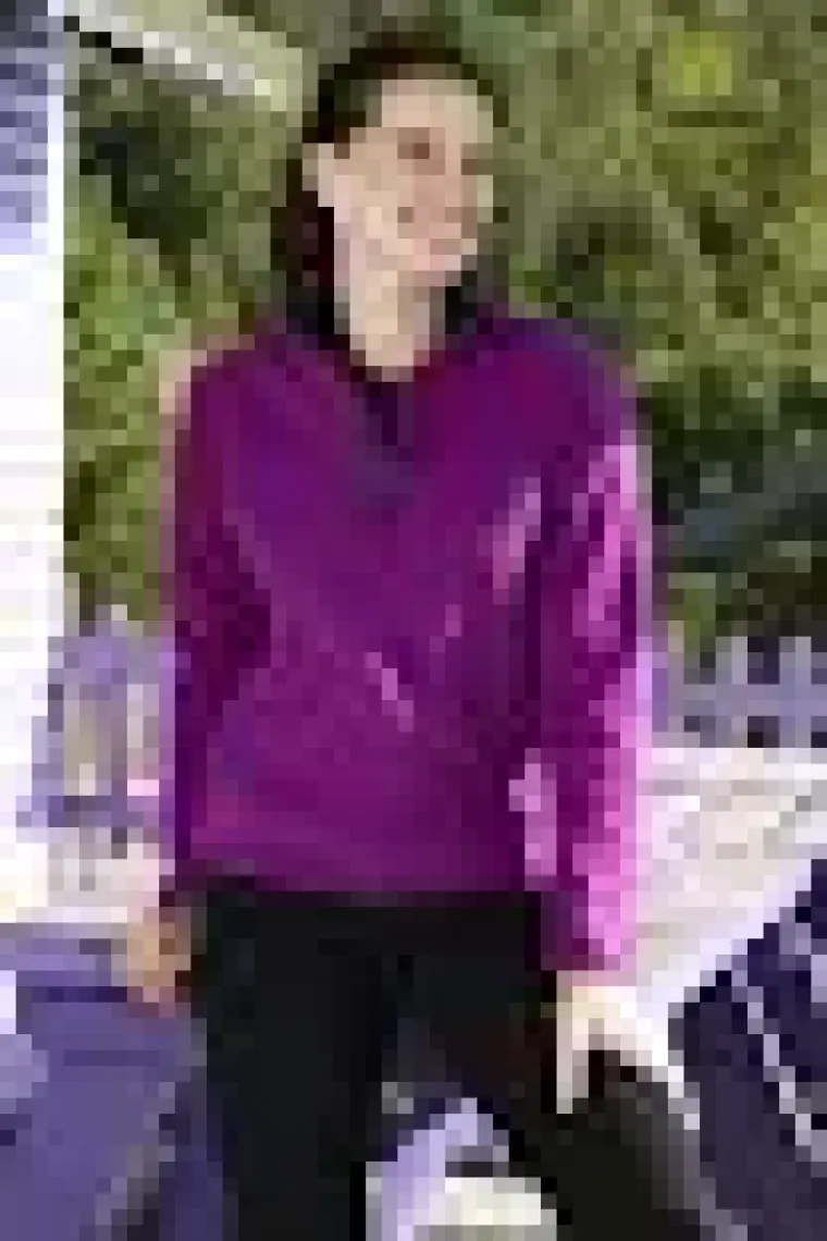 Lela Slim Fit Yumuşak Dokulu Anti-Pilling Tüylenme Yapmayan Yarım Fermuarlı Polar Bayan POLAR 5907000