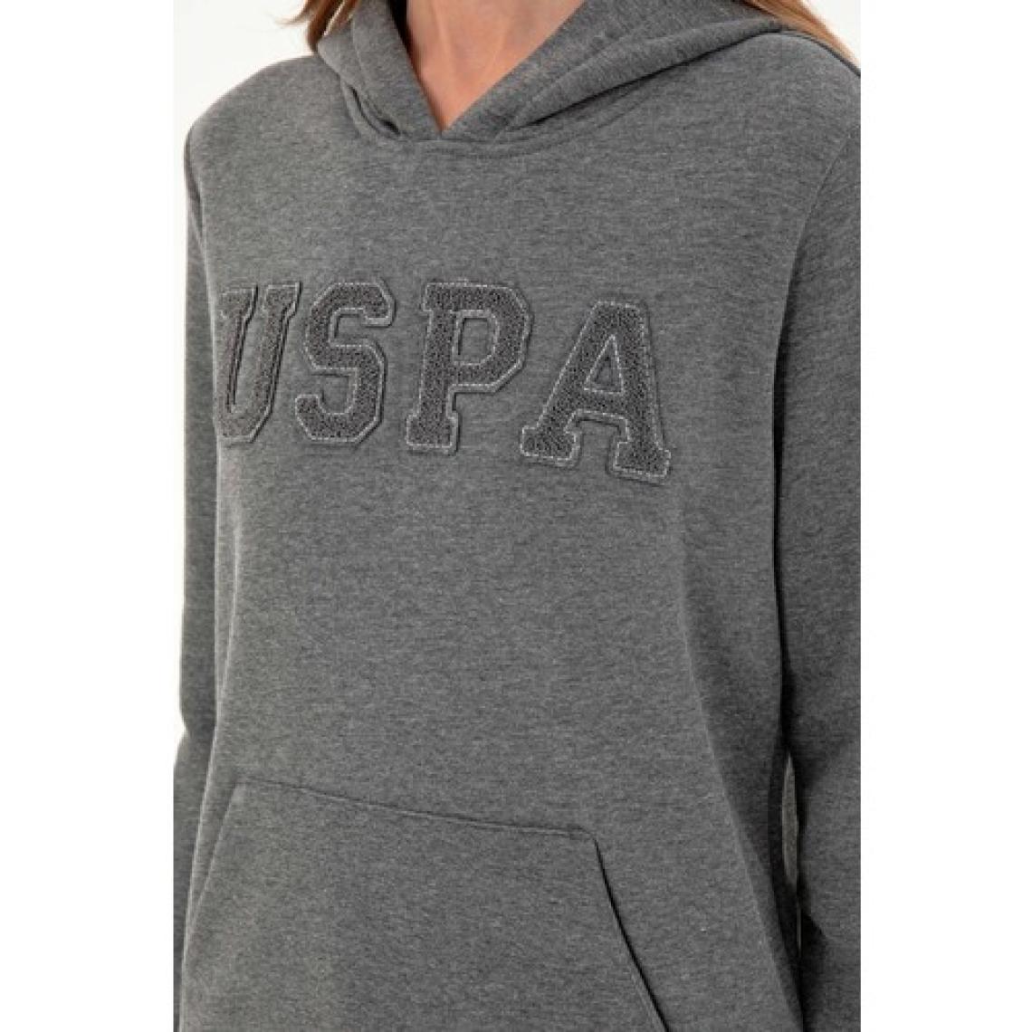 U.S. Polo Assn. Kadın Antrasit Melanj Sweatshirt 50296931-VR081