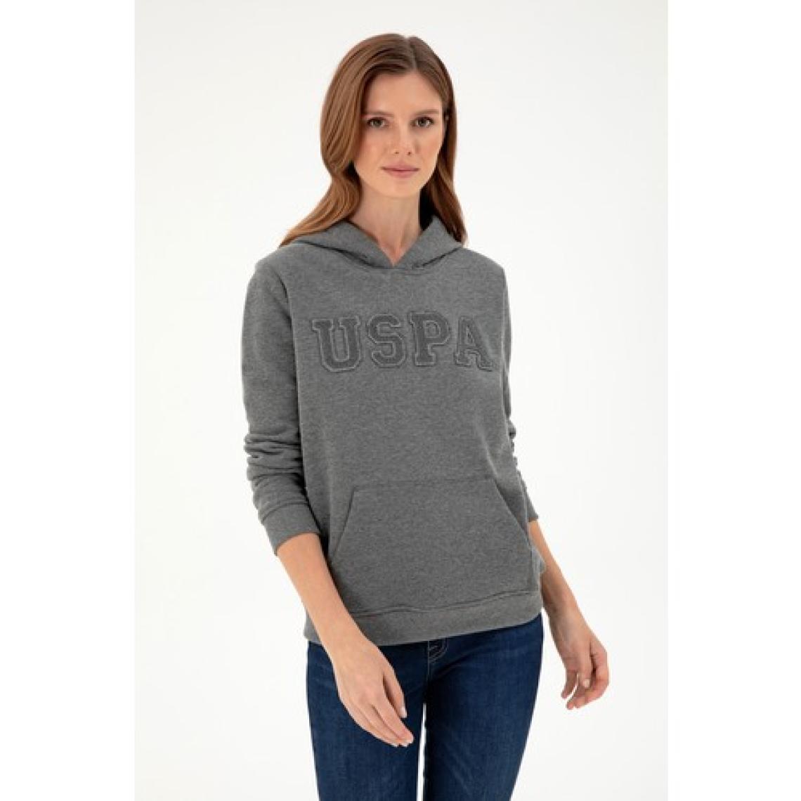 U.S. Polo Assn. Kadın Antrasit Melanj Sweatshirt 50296931-VR081