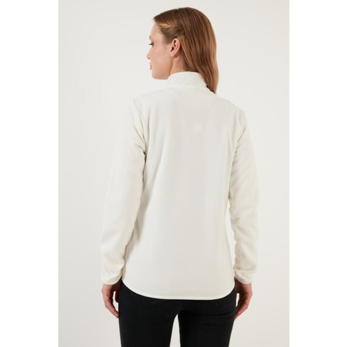 Lela Slim Fit Yumuşak Dokulu Anti-Pilling Tüylenme Yapmayan Yarım Fermuarlı Polar Bayan POLAR 5907000