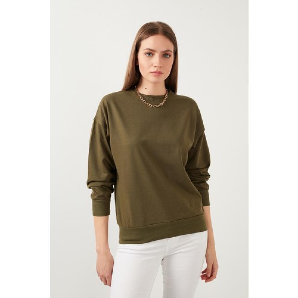 Lela Bisiklet Yaka Basic Örme Sweat Kadın Sweat 5413012