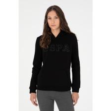 U.S. Polo Assn. Kadın Siyah Sweatshirt 50296931-VR046