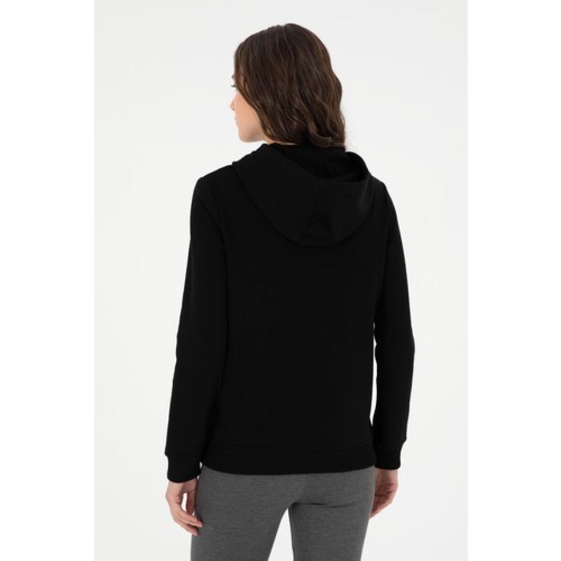 U.S. Polo Assn. Kadın Siyah Sweatshirt 50296931-VR046