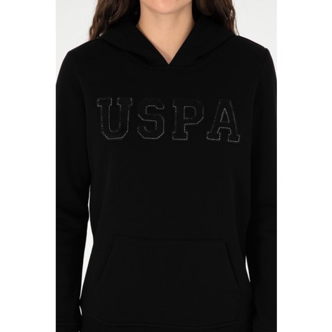 U.S. Polo Assn. Kadın Siyah Sweatshirt 50296931-VR046