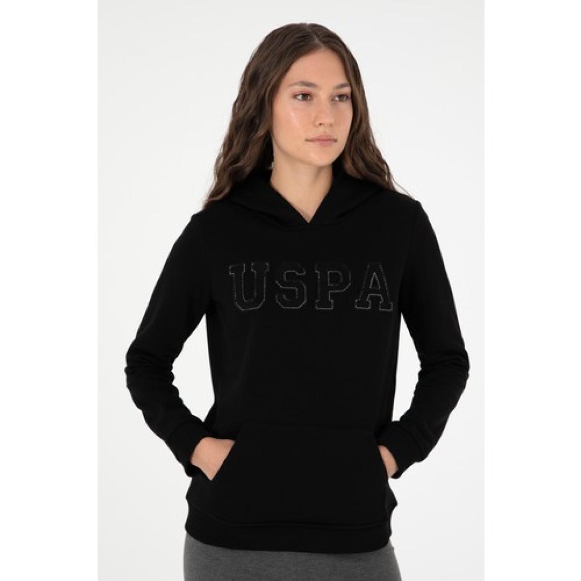U.S. Polo Assn. Kadın Siyah Sweatshirt 50296931-VR046
