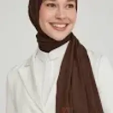 Armine Trend Medine Ipeği Şal 70X200 - Kahverengi