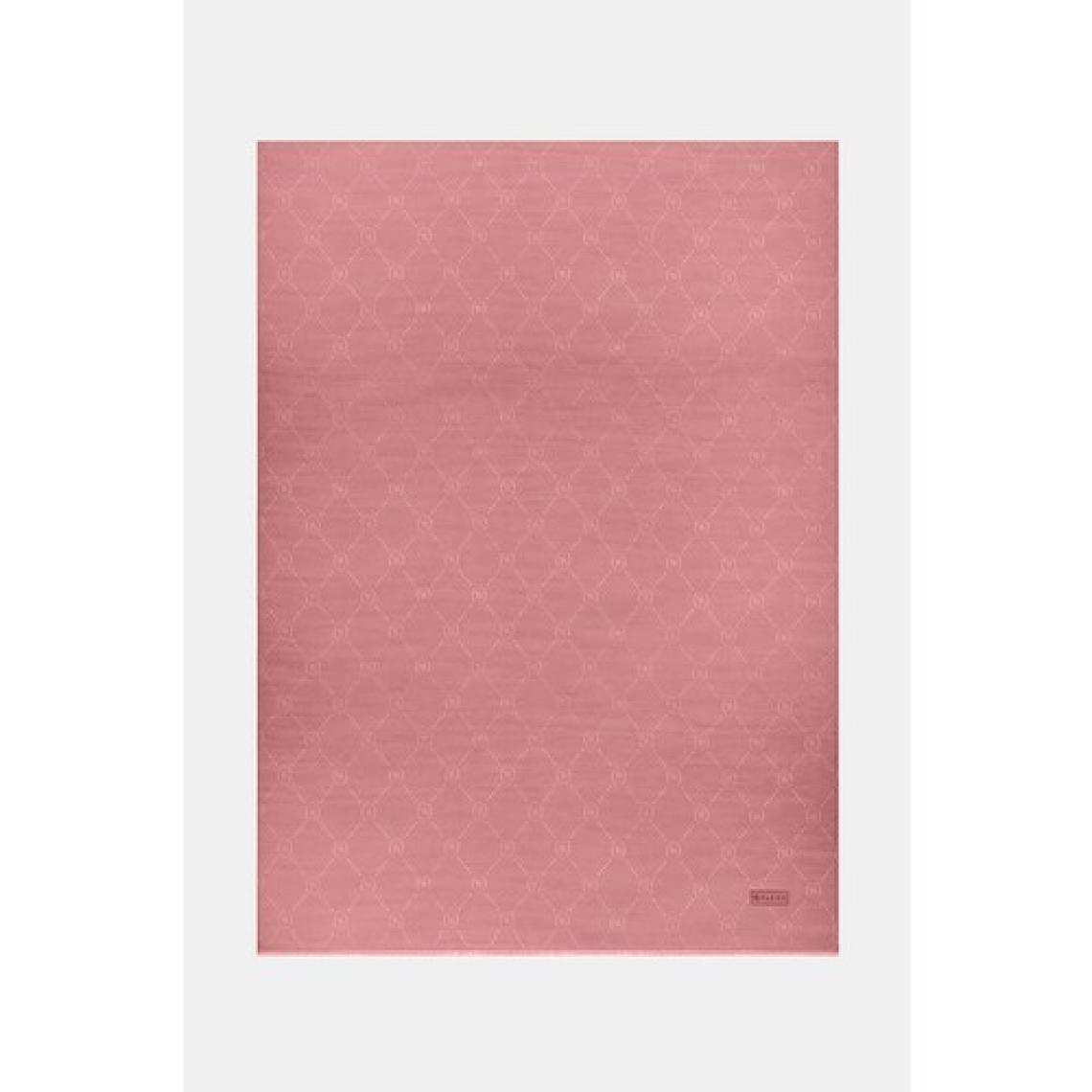 Vakko Pamuk Ipek Monogram Şal 40753-GÜL Kurusu