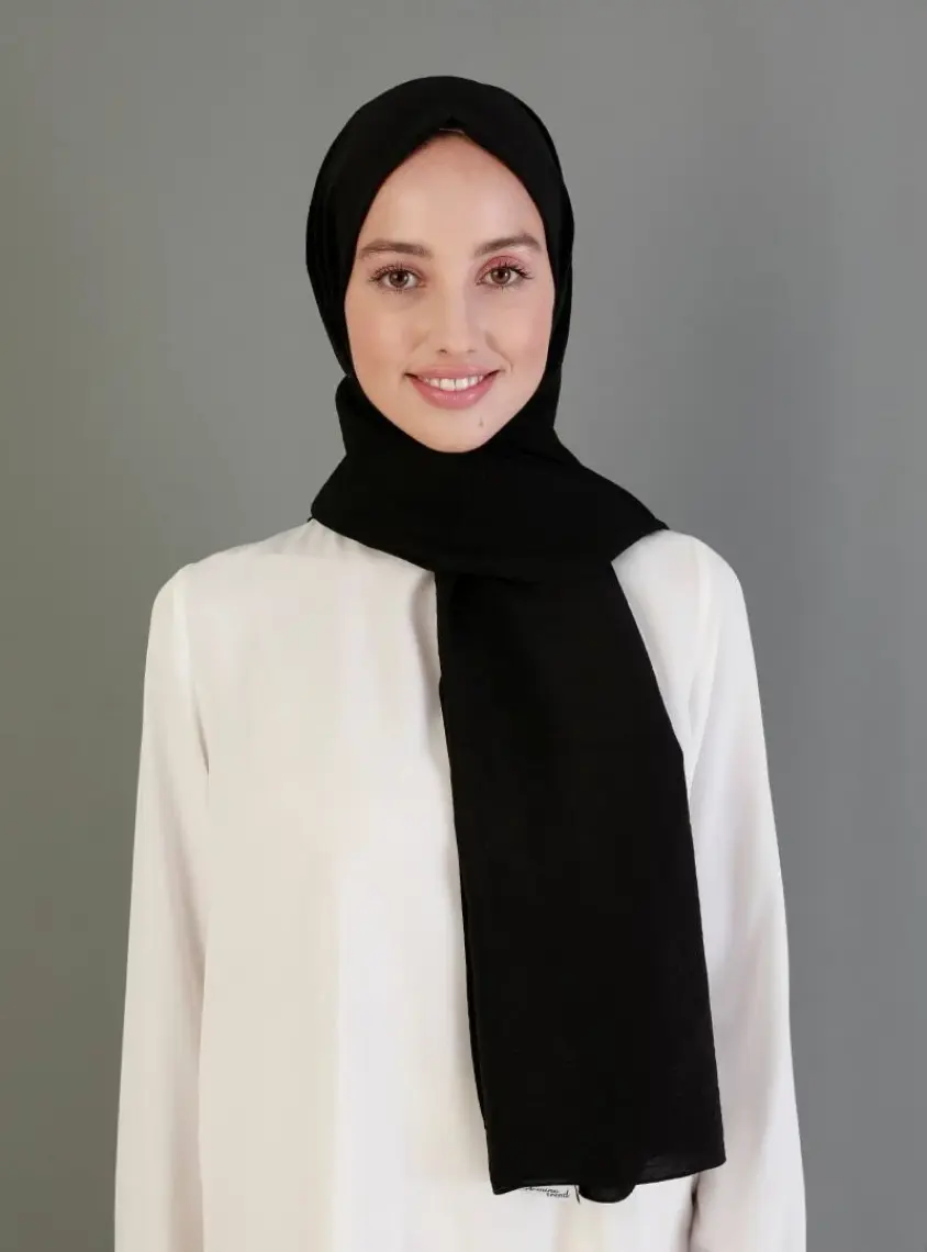 Armine Trend Capri Şal - 7 - Siyah 14