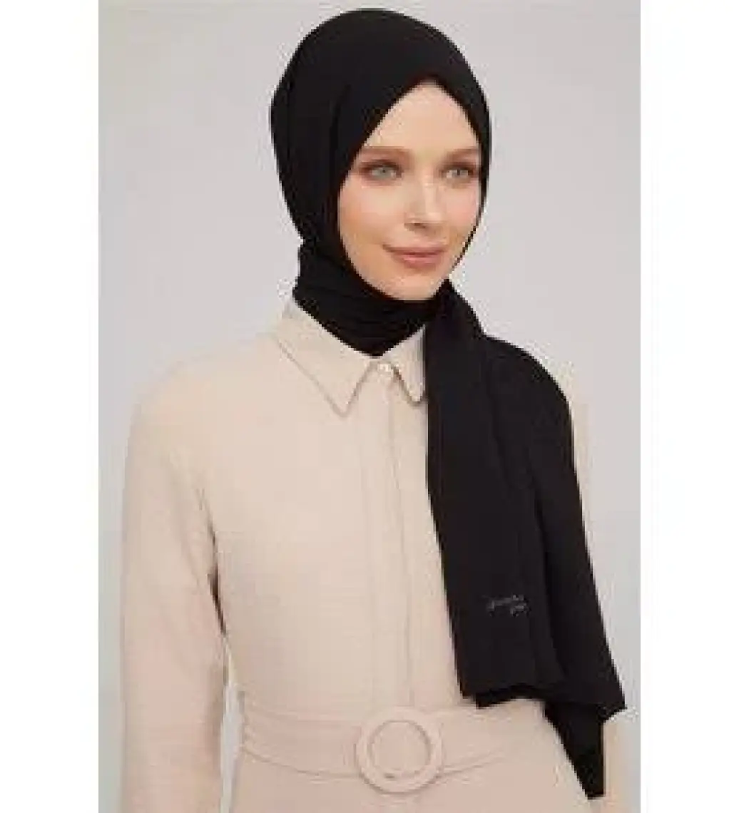 Armine Trend Capri Şal - 7 - Siyah 14