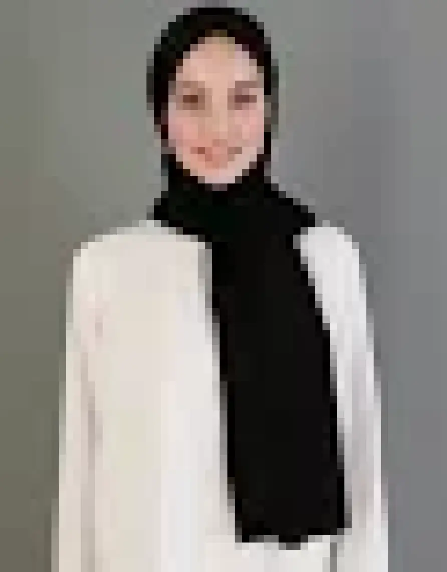 Armine Trend Capri Şal - 7 - Siyah 14