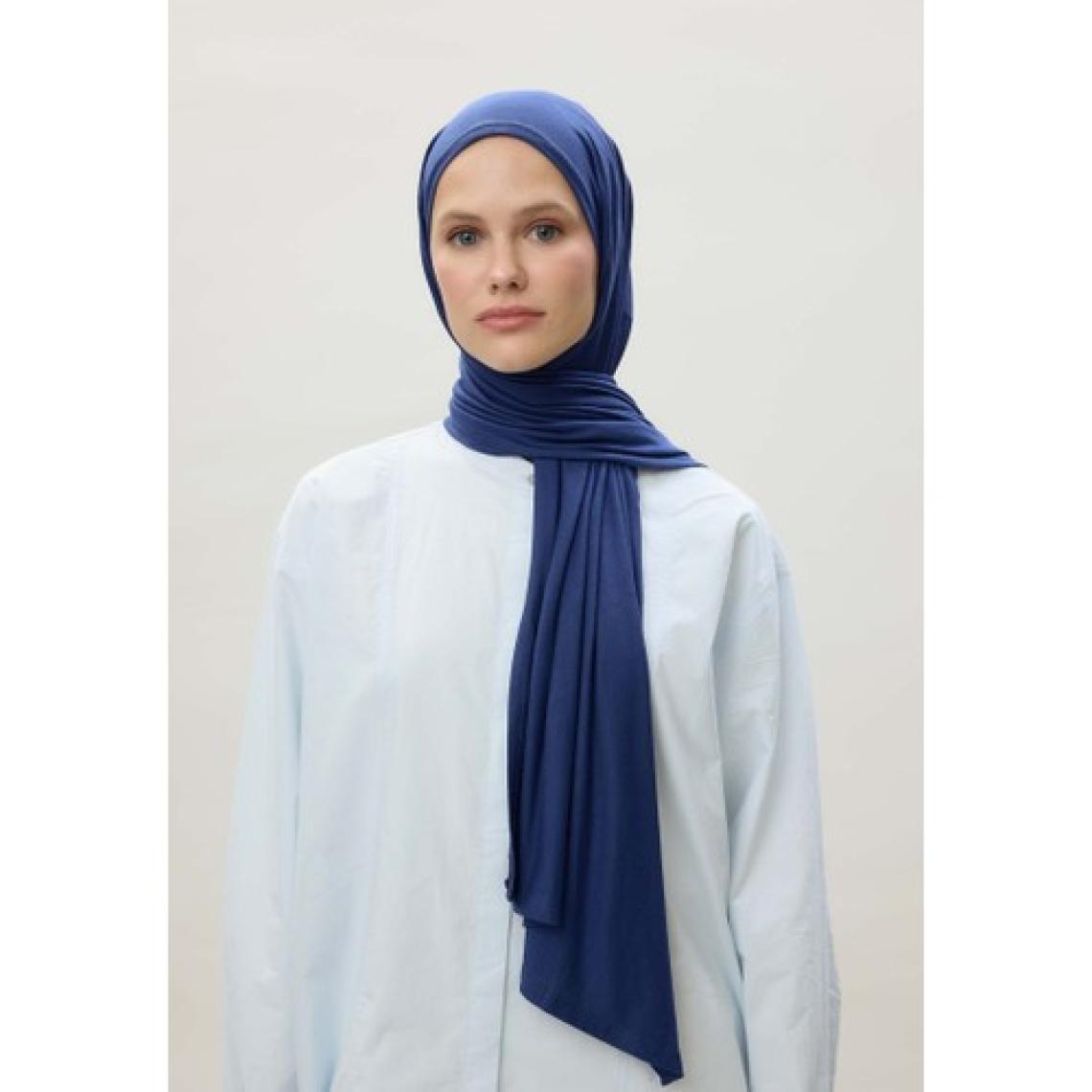 Koyu Mavi Fresh Scarfs Penye Şal