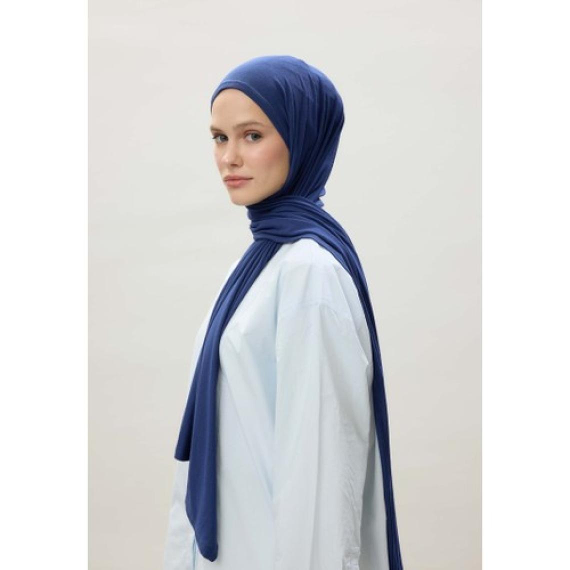 Koyu Mavi Fresh Scarfs Penye Şal