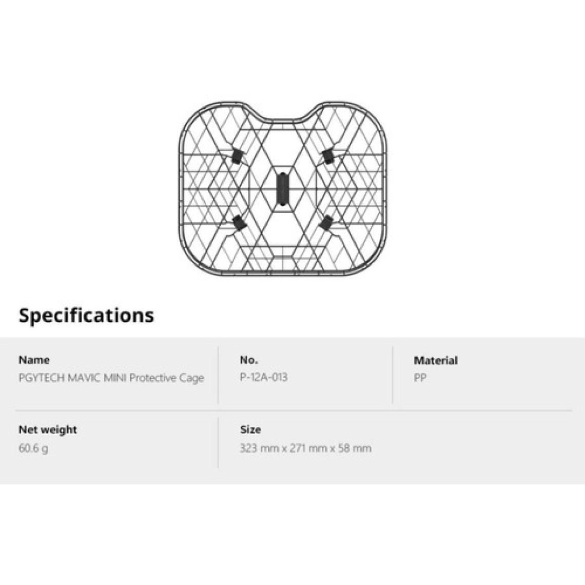 Pgytech Djı Mavic Mini Kafes Pervane Koruması / Protective Cage