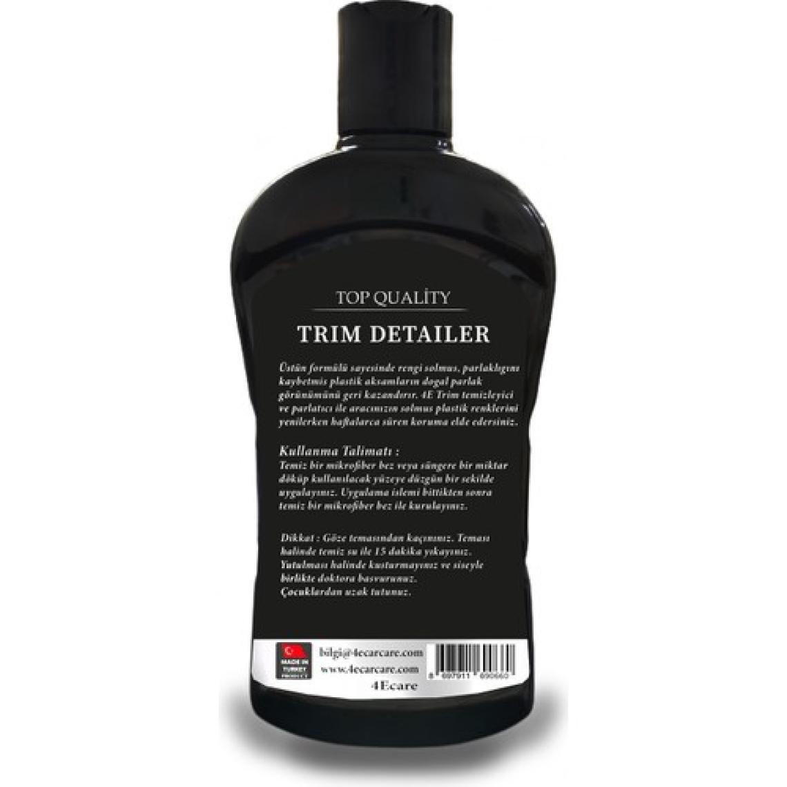 4E CARE Trim Plastik Onarıcı & Parlatıcı