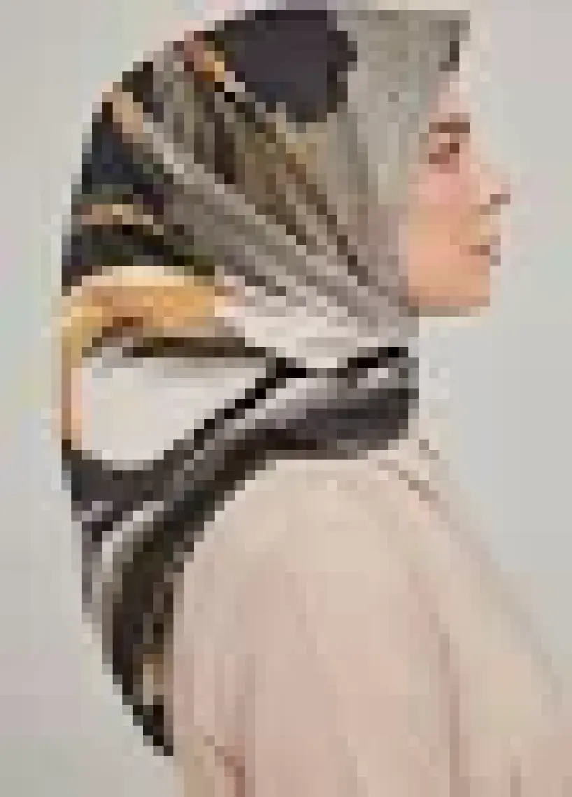 Armine Sport Twill (Tivil) Nostalji Desen Eşarp Siyah Gold Ekru Vizon