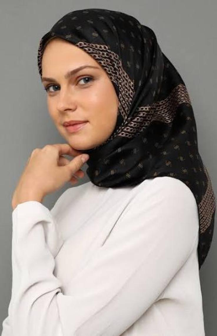 Armine Özel Nostalji Serisi Twill İpek Eşarp Modelleri 8113D-06