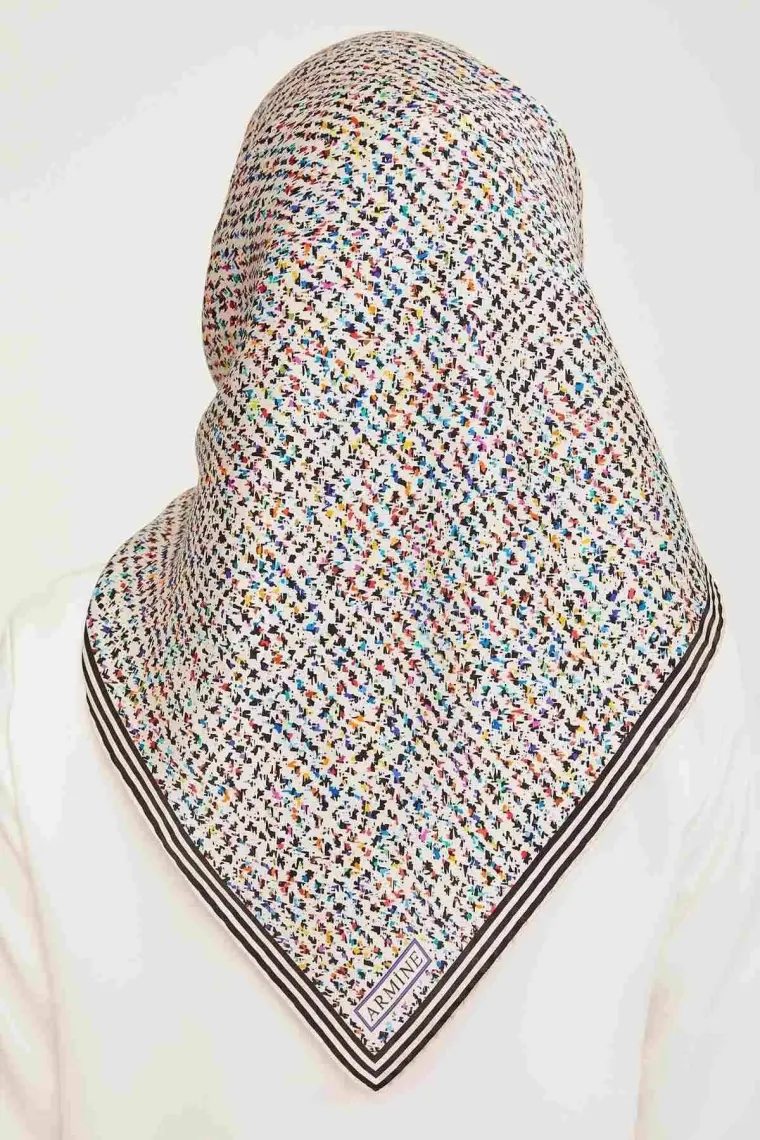 Armine Twill İpek Eşarp 23KA9013 04