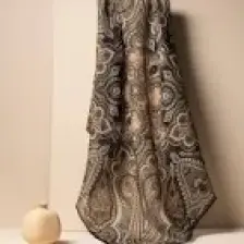 Jawel Kadın Pamuksu Etnik Desenli Soft Eşarp
