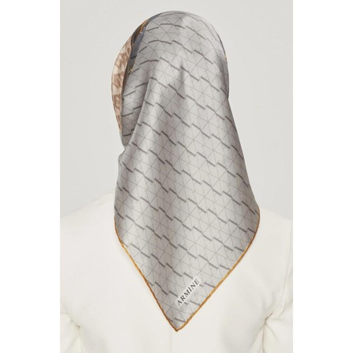 Armine Nostalji Serisi Twill Ipek Eşarp 8519D-39
