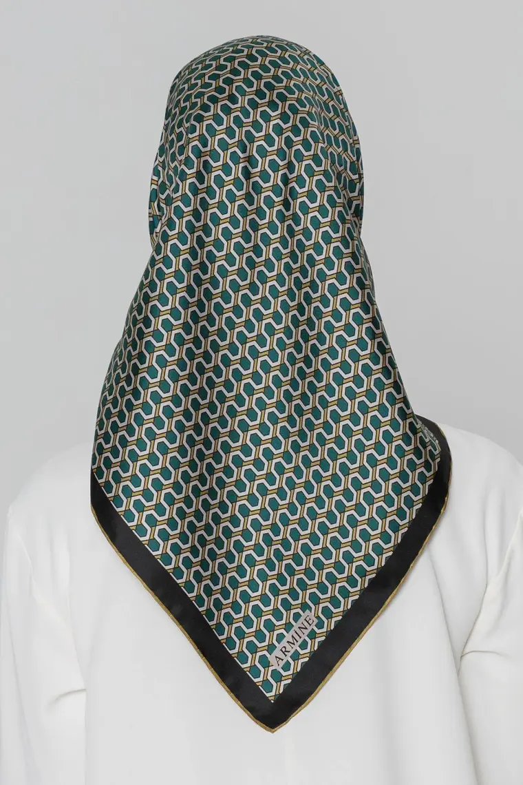 Armine Özel Nostalji Serisi Twill Ipek Eşarp Modelleri 8401D-82