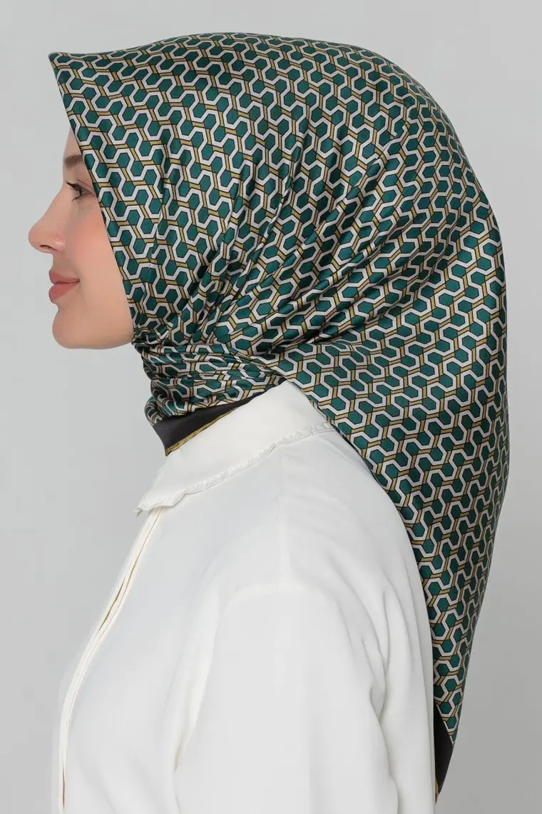 Armine Özel Nostalji Serisi Twill Ipek Eşarp Modelleri 8401D-82
