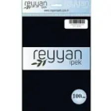 Reyyan Düz Renk Poşetli Yazma 100 cm Siyah 070