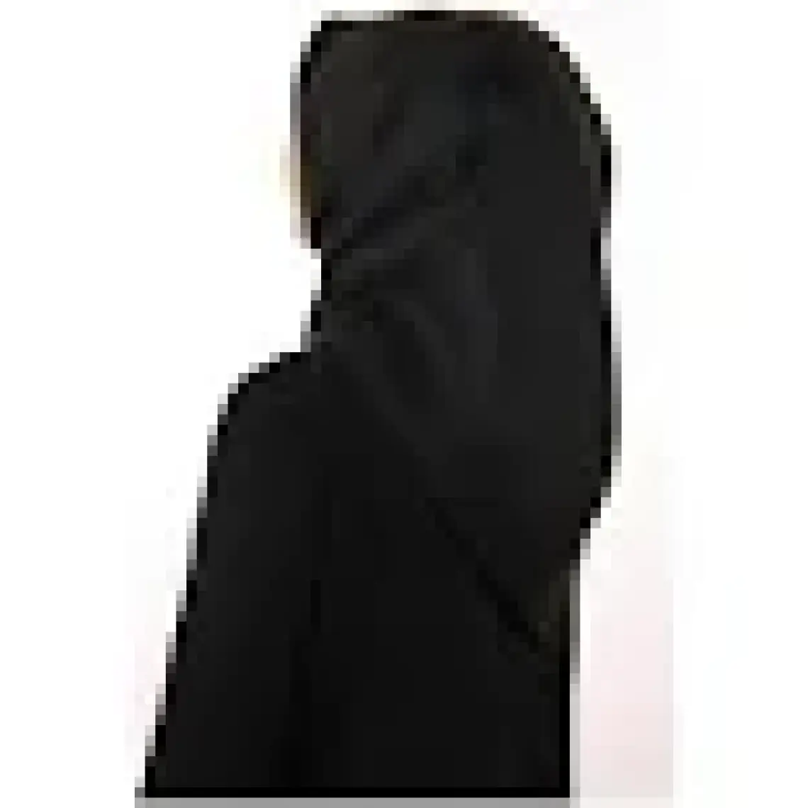 Siyah Aker Taşlanmış Düz Ipek Eşarp 7747758 - 311