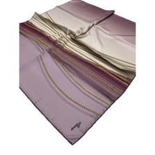 Armine Sport Twill (Tivil) Nostalji Zincir Desen Eşarp Pembe Krem Gold