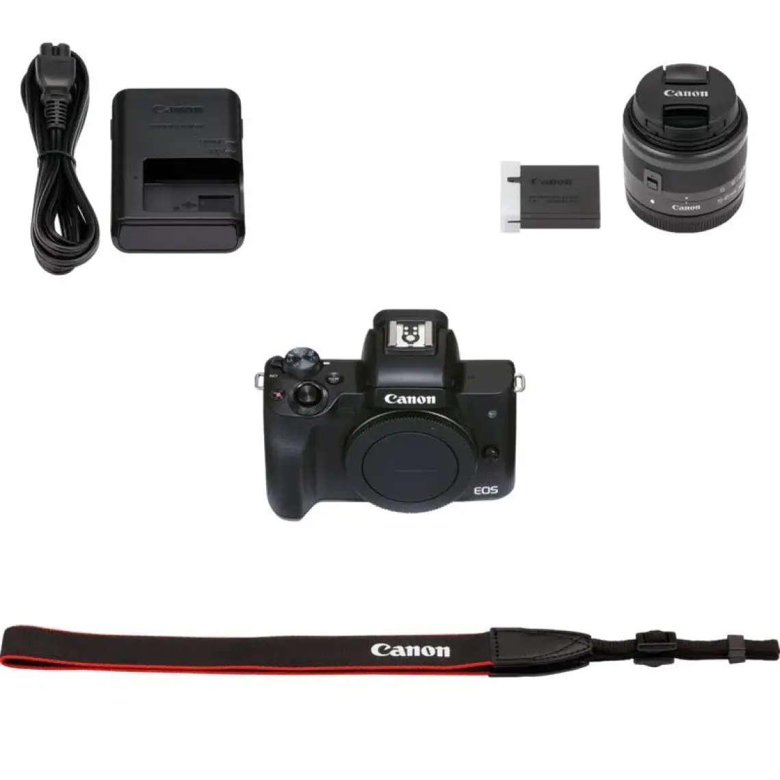 Canon EOS M50 Mark II + EF-M 15-45mm f/3.5-6.3 IS STM Fotoğraf Makinesi (Canon Eurasia Garantili)