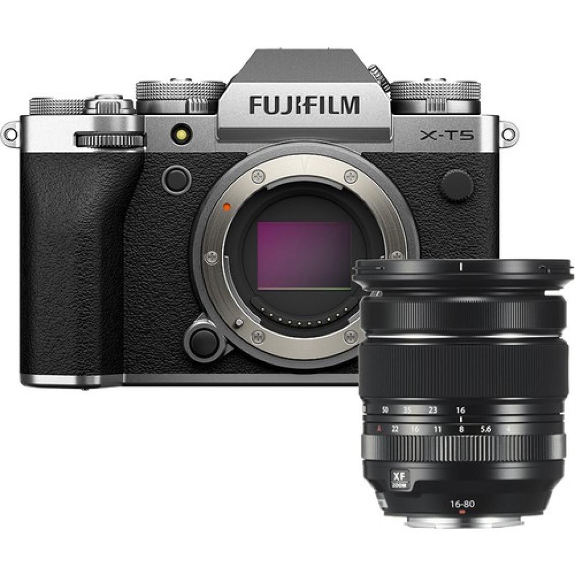 Fujifilm X-T5 + 16-80mm Lens Aynasız Fotoğraf Makinesi Gümüş