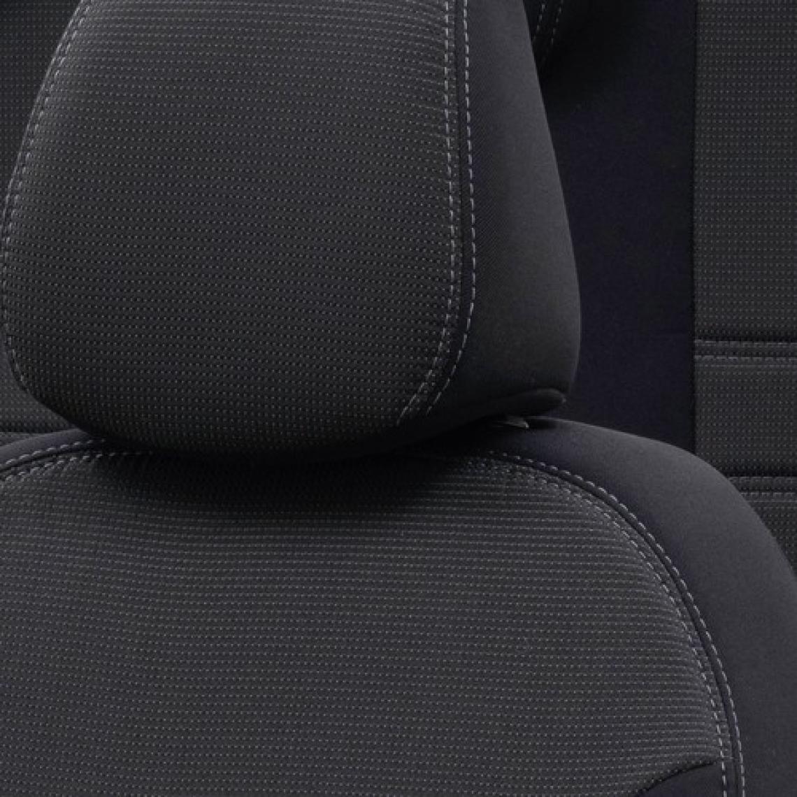 Otom Hyundai Elantra 2021-SONRASI Özel Üretim Koltuk Kılıfı Original Design Siyah - Siyah